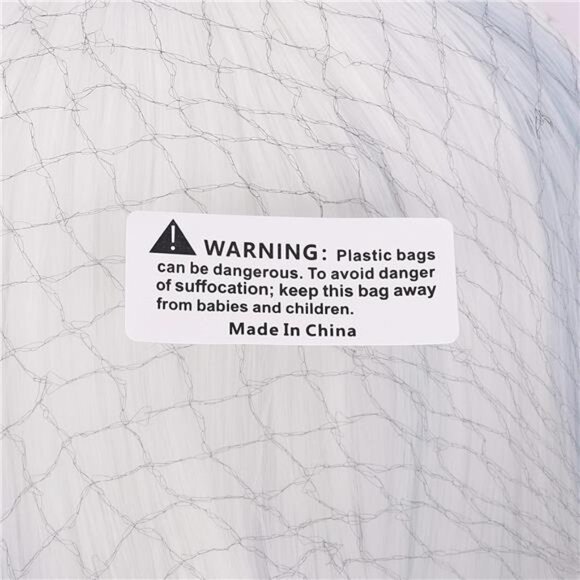 40" 100cm Anime Costume Long Straight Cosplay Wig Party Wig (White/Blue/Black) - Picture 5 of 6